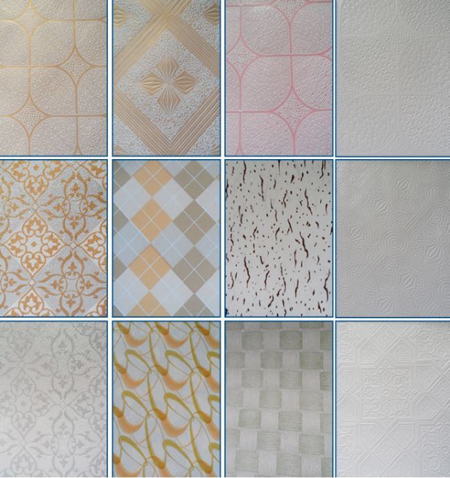 patterns for pvc film of gypsum board in China