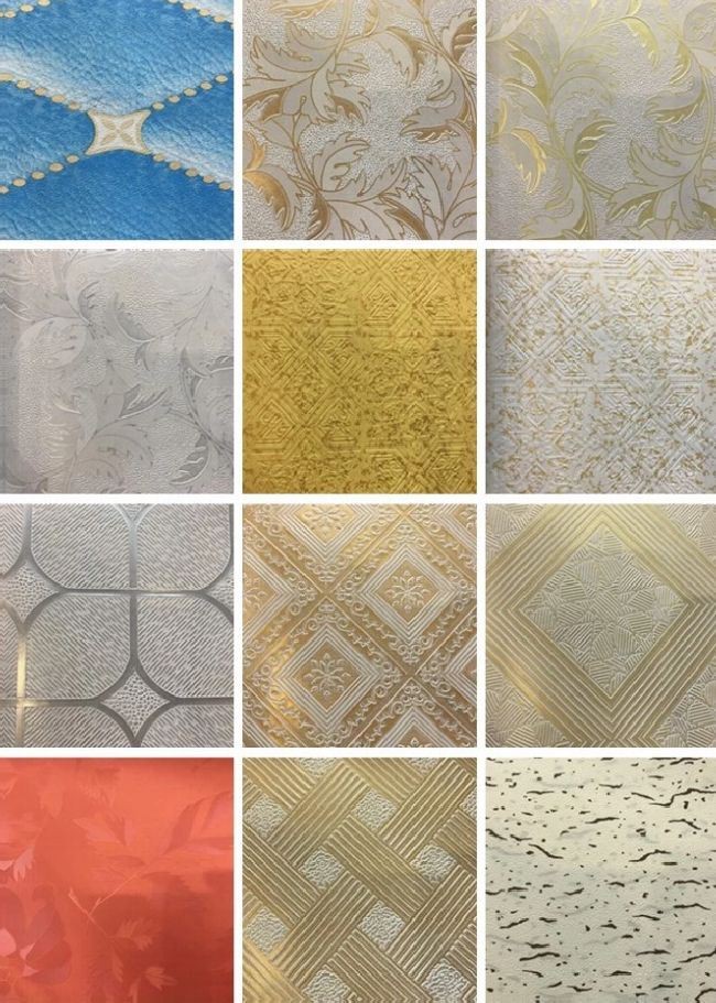 factoty high quality pvc film of different patterns