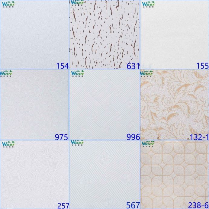 China good quality Waterproof PVC Ceiling Board Decoration Film