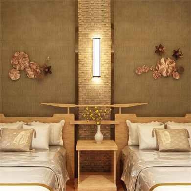 Wallcovering Factory Supply Hotel Decorative Vinyl Wallpapers